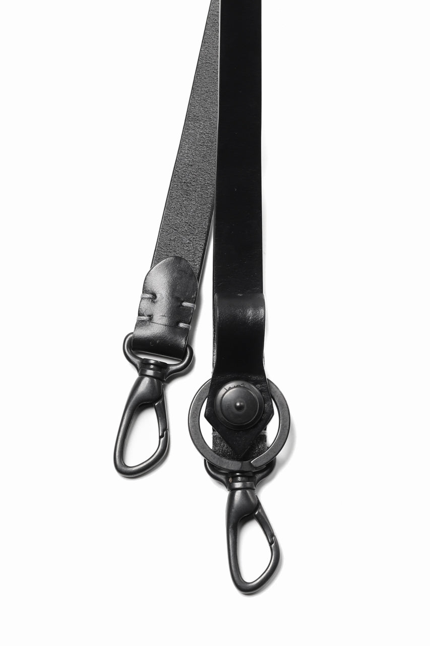 Load image into Gallery viewer, ISAMU KATAYAMA BACKLASH ATTACHMENT CORD / BRIDLE LEATHER (BLACK)