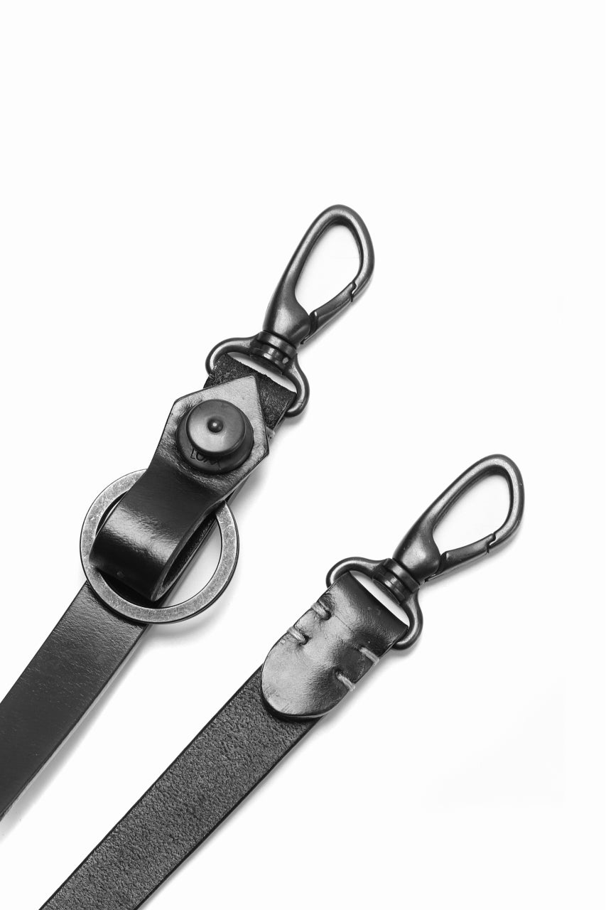 Load image into Gallery viewer, ISAMU KATAYAMA BACKLASH ATTACHMENT CORD / BRIDLE LEATHER (BLACK)