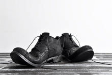 画像をギャラリービューアに読み込む, prtl x 4R4s exclusive Derby Shoes / CordovanSplit "No3-1M" (BLACK)