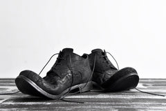 画像をギャラリービューアに読み込む, prtl x 4R4s exclusive Derby Shoes / CordovanSplit "No3-1M" (BLACK)