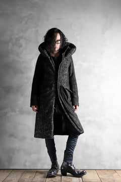画像をギャラリービューアに読み込む, PAL OFFNER PADDED HOODNECK COAT (TWEEDY MELANGE)