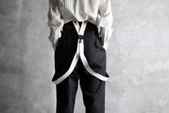 画像をギャラリービューアに読み込む, KLASICA SUS UK MARINE SUSPENDER / BELGIUM GEVAERT© RUBBER (BLACK)