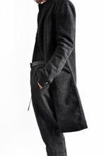 Load image into Gallery viewer, blackcrow standcollar tailorcoat (wool dark check)