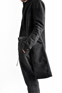 Load image into Gallery viewer, blackcrow standcollar tailorcoat (wool dark check)