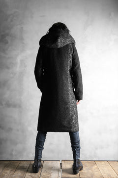 画像をギャラリービューアに読み込む, PAL OFFNER PADDED HOODNECK COAT (TWEEDY MELANGE)