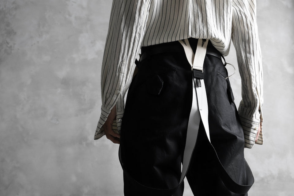 画像をギャラリービューアに読み込む, KLASICA SUS UK MARINE SUSPENDER / BELGIUM GEVAERT© RUBBER (BLACK)