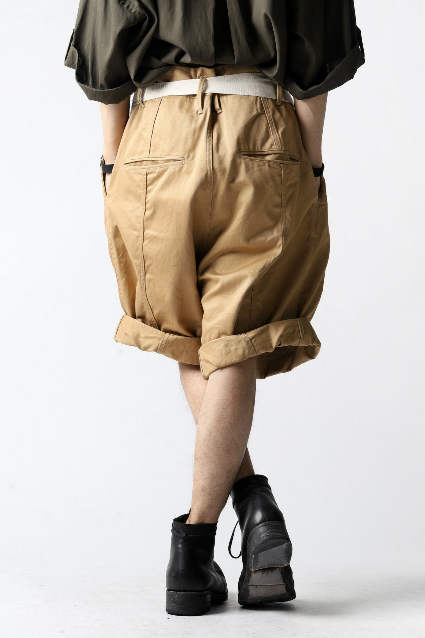 画像をギャラリービューアに読み込む, KLASICA GERALD-cc LOW CROTCH SHORTS / DRY CHINO CLOTH (BEIGE)