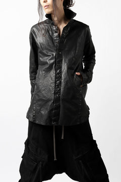 Load image into Gallery viewer, ISAMU KATAYAMA BACKLASH RELAXY LEATHER SHIRT-JACKET / ITALY SHOULDER 0.6mm
