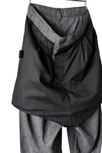 画像をギャラリービューアに読み込む, N/07 "MAUSK Detail" Three Dimensional Wide Tuck / Dart Cropped Pants #2 (GREY)