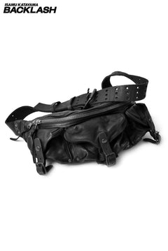 Load image into Gallery viewer, ISAMU KATAYAMA BACKLASH "DoubleShoulder" MIL-BAG (BLACK)
