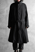 Load image into Gallery viewer, KLASICA DARK CHECK FR-US'40 COAT / WASH OUT MIX WEAVE (DARK CHECK)