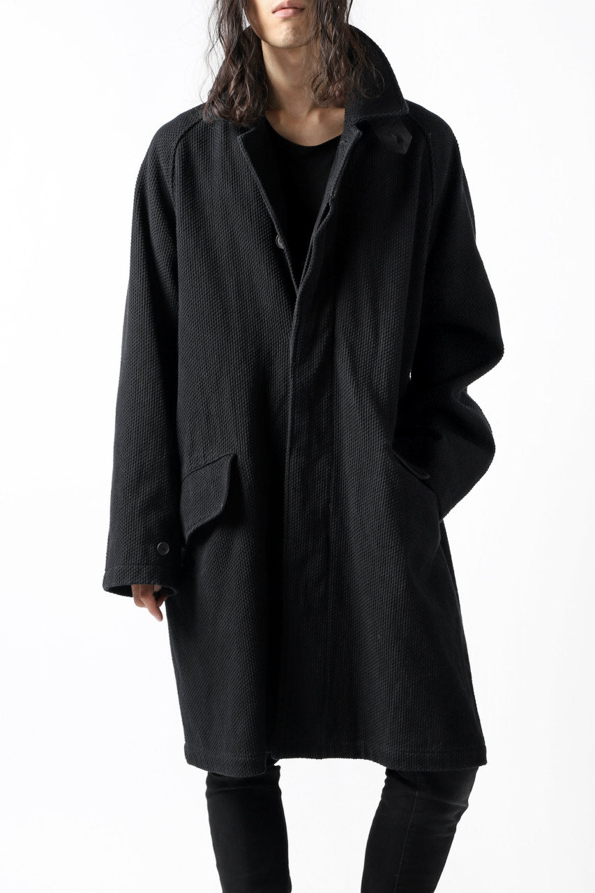 画像をギャラリービューアに読み込む, COLINA BALMACAAN COAT / SASHIKO (BLACK)