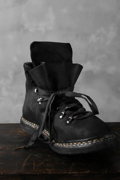 画像をギャラリービューアに読み込む, A DICIANNOVEVENTITRE A1923 Norwegian Laced Boots SH2 / Cavallo Oilo (NERO)