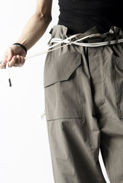 画像をギャラリービューアに読み込む, ISAMU KATAYAMA BACKLASH WIDE TAPERED PANTS / SALT SHRINKAGE TYPEWRITER CLOTH