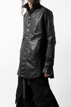 Load image into Gallery viewer, ISAMU KATAYAMA BACKLASH RELAXY LEATHER SHIRT-JACKET / ITALY SHOULDER 0.6mm