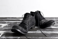 画像をギャラリービューアに読み込む, prtl x 4R4s exclusive Derby Shoes / CordovanSplit "No3-1M" (BLACK)