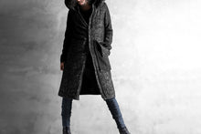 画像をギャラリービューアに読み込む, PAL OFFNER PADDED HOODNECK COAT (TWEEDY MELANGE)