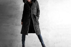 画像をギャラリービューアに読み込む, PAL OFFNER PADDED HOODNECK COAT (TWEEDY MELANGE)