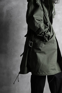 Load image into Gallery viewer, KLASICA WATER FALL MODS COAT / Ventile® UK L24 (OLIVE)