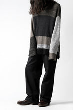 画像をギャラリービューアに読み込む, KLASICA GRIOTTE 2 TUCKED WIDE TROUSERS / CHINO CLOTH (BLACK)