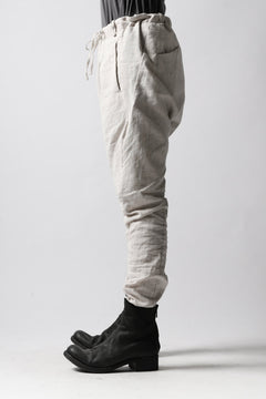 画像をギャラリービューアに読み込む, masnada PANTA BAGGY VAN 6POCKETS / CRUMPLED LINEN COTTON (CHALK)