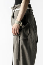 画像をギャラリービューアに読み込む, ISAMU KATAYAMA BACKLASH WIDE TAPERED PANTS / SALT SHRINKAGE TYPEWRITER CLOTH