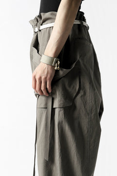 画像をギャラリービューアに読み込む, ISAMU KATAYAMA BACKLASH WIDE TAPERED PANTS / SALT SHRINKAGE TYPEWRITER CLOTH