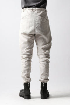 画像をギャラリービューアに読み込む, masnada PANTA BAGGY VAN 6POCKETS / CRUMPLED LINEN COTTON (CHALK)