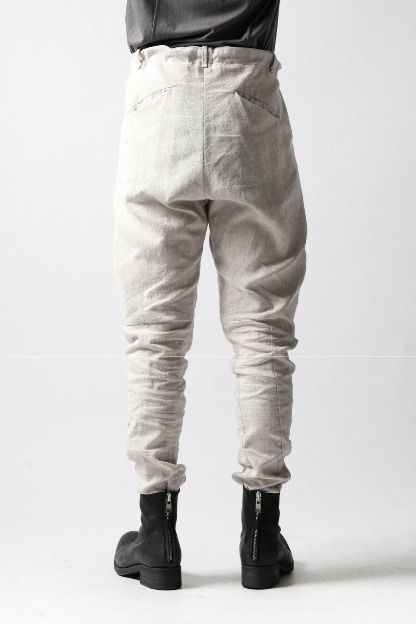 画像をギャラリービューアに読み込む, masnada PANTA BAGGY VAN 6POCKETS / CRUMPLED LINEN COTTON (CHALK)