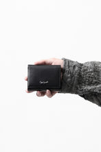 画像をギャラリービューアに読み込む, discord Yohji Yamamoto Tri Folded Compact Wallet / Smooth Cow Skin Leather (BLACK)