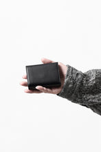 画像をギャラリービューアに読み込む, discord Yohji Yamamoto Tri Folded Compact Wallet / Smooth Cow Skin Leather (BLACK)