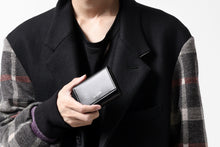 画像をギャラリービューアに読み込む, discord Yohji Yamamoto Tri Folded Compact Wallet / Smooth Cow Skin Leather (BLACK)