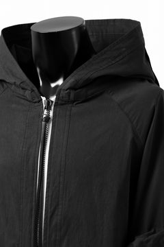 画像をギャラリービューアに読み込む, A.F ARTEFACT exclusive BIG POCKET HOODIE ZIP BLOUSON (BLACK x WHITE)