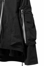 画像をギャラリービューアに読み込む, A.F ARTEFACT exclusive BIG POCKET HOODIE ZIP BLOUSON (BLACK x WHITE)