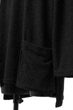 Load image into Gallery viewer, ISAMU KATAYAMA BACKLASH LONG SLEEVE CUT & SEWN / RANDOM PILE FABRIC (BLACK)