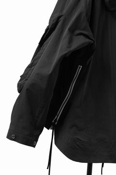 画像をギャラリービューアに読み込む, A.F ARTEFACT exclusive BIG POCKET HOODIE ZIP BLOUSON (BLACK x WHITE)