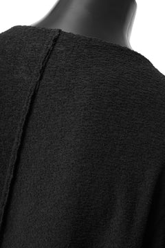 Load image into Gallery viewer, ISAMU KATAYAMA BACKLASH LONG SLEEVE CUT & SEWN / RANDOM PILE FABRIC (BLACK)