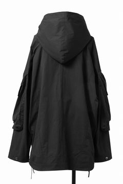 画像をギャラリービューアに読み込む, A.F ARTEFACT exclusive BIG POCKET HOODIE ZIP BLOUSON (BLACK x WHITE)