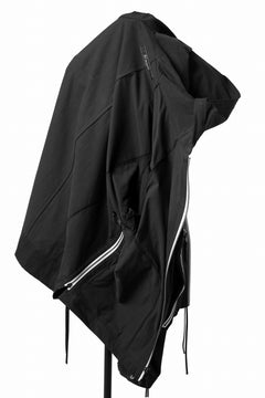 画像をギャラリービューアに読み込む, A.F ARTEFACT exclusive BIG POCKET HOODIE ZIP BLOUSON (BLACK x WHITE)