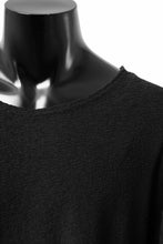 Load image into Gallery viewer, ISAMU KATAYAMA BACKLASH OVER FITTED CUT & SEWN / RANDOM PILE FABRIC (BLACK)
