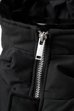画像をギャラリービューアに読み込む, thomkrom HOODIE ZIP JACKET / WARM PADDED (BLACK)