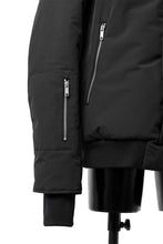 画像をギャラリービューアに読み込む, thomkrom HOODIE ZIP JACKET / WARM PADDED (BLACK)
