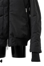 画像をギャラリービューアに読み込む, thomkrom HOODIE ZIP JACKET / WARM PADDED (BLACK)