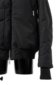 画像をギャラリービューアに読み込む, thomkrom HOODIE ZIP JACKET / WARM PADDED (BLACK)