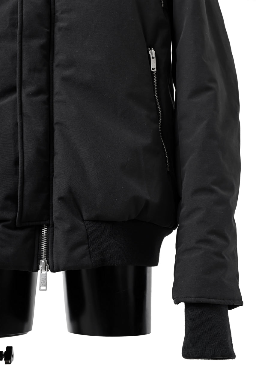 画像をギャラリービューアに読み込む, thomkrom HOODIE ZIP JACKET / WARM PADDED (BLACK)