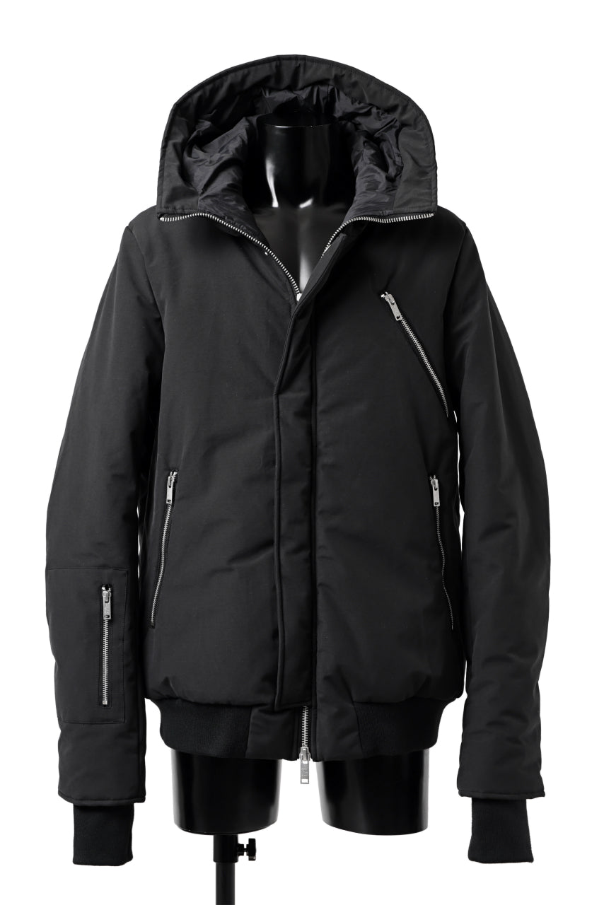 画像をギャラリービューアに読み込む, thomkrom HOODIE ZIP JACKET / WARM PADDED (BLACK)