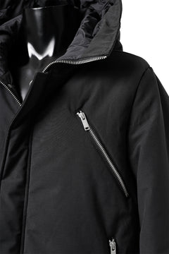 画像をギャラリービューアに読み込む, thomkrom HOODIE ZIP JACKET / WARM PADDED (BLACK)
