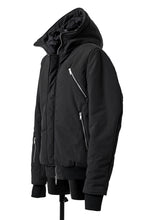 画像をギャラリービューアに読み込む, thomkrom HOODIE ZIP JACKET / WARM PADDED (BLACK)