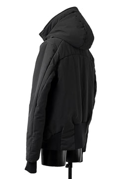 画像をギャラリービューアに読み込む, thomkrom HOODIE ZIP JACKET / WARM PADDED (BLACK)