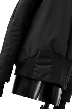 画像をギャラリービューアに読み込む, thomkrom HOODIE ZIP JACKET / WARM PADDED (BLACK)